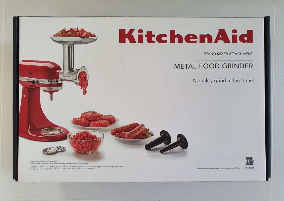 Kitchenaid metal food grinder store stand mixer attachment