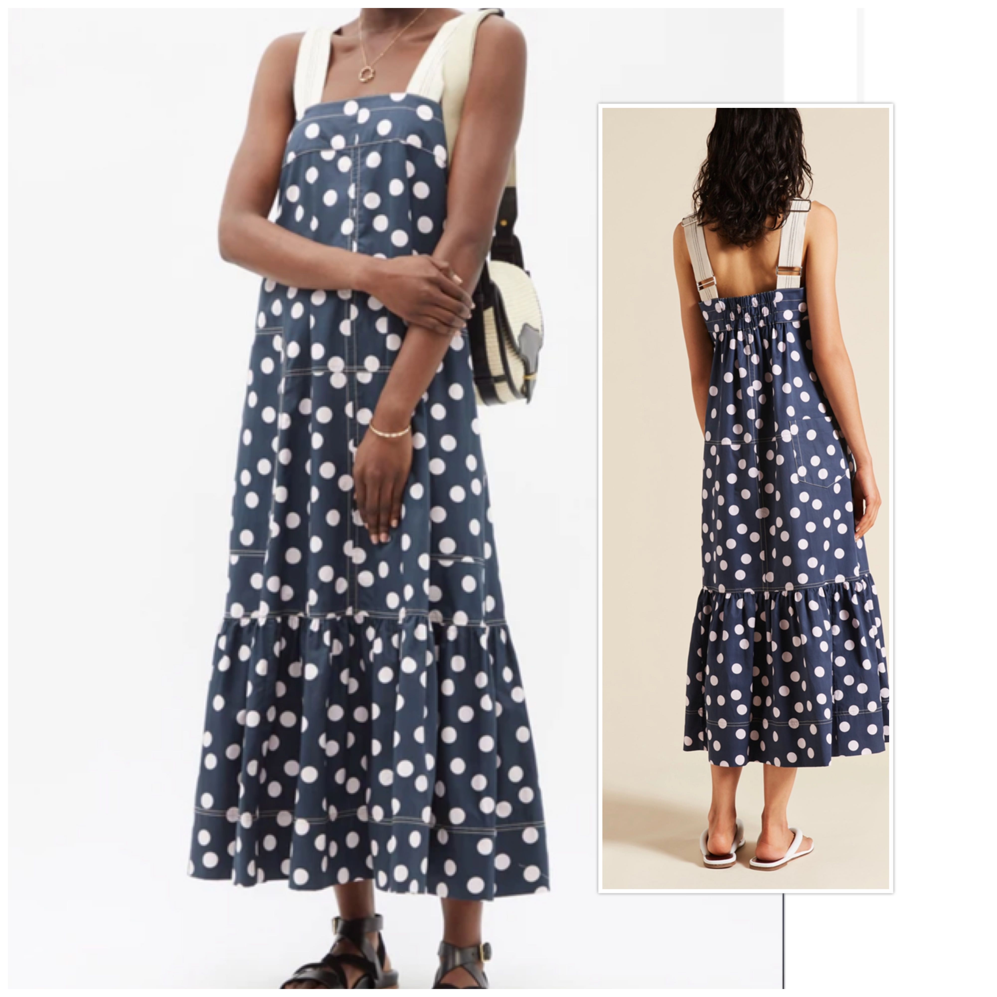 Lee mathews polka dot dress online