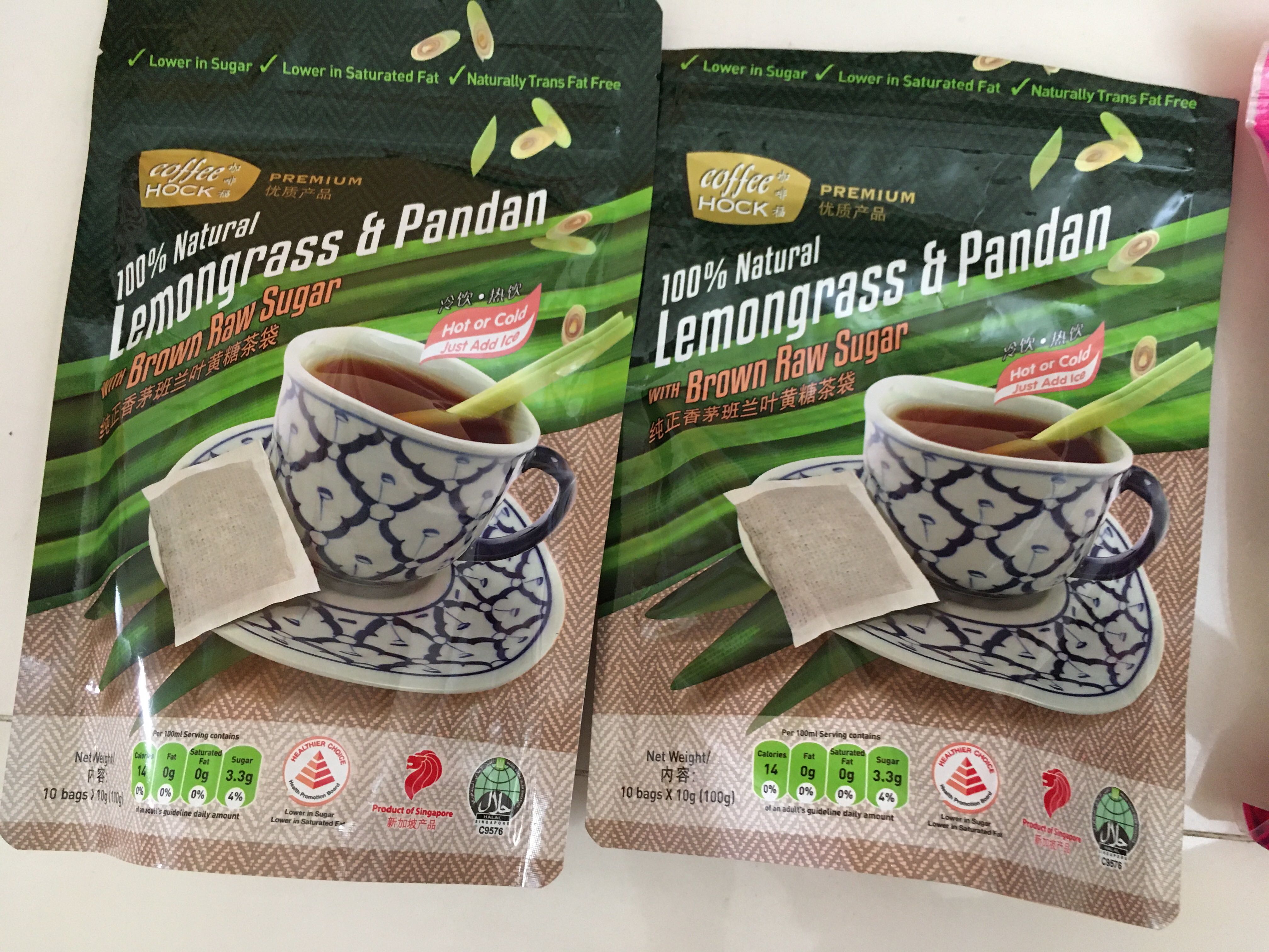 Lemongrass and Pandan tea, Food & Drinks, Packaged & Instant Food on