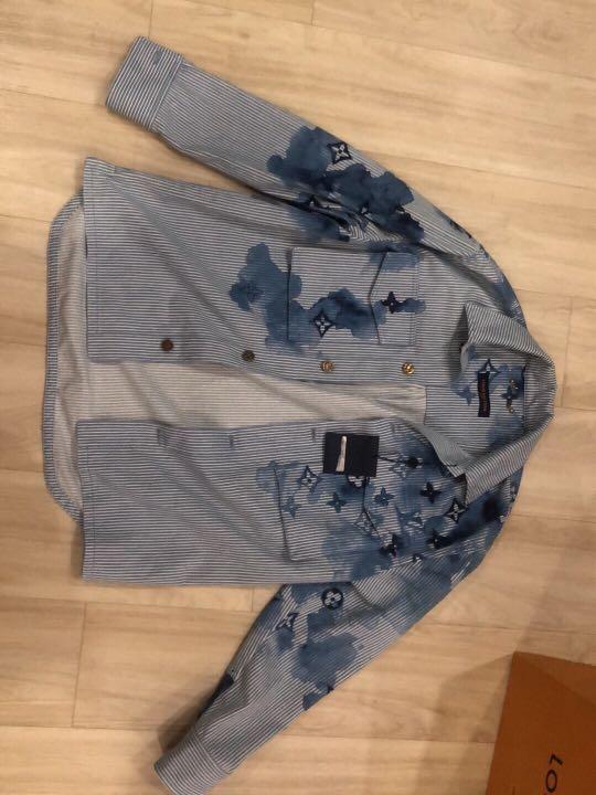 LOUIS VUITTON LV SS21 Monogram Solid Color Casual Jacket For Men Blue -  KICKS CREW