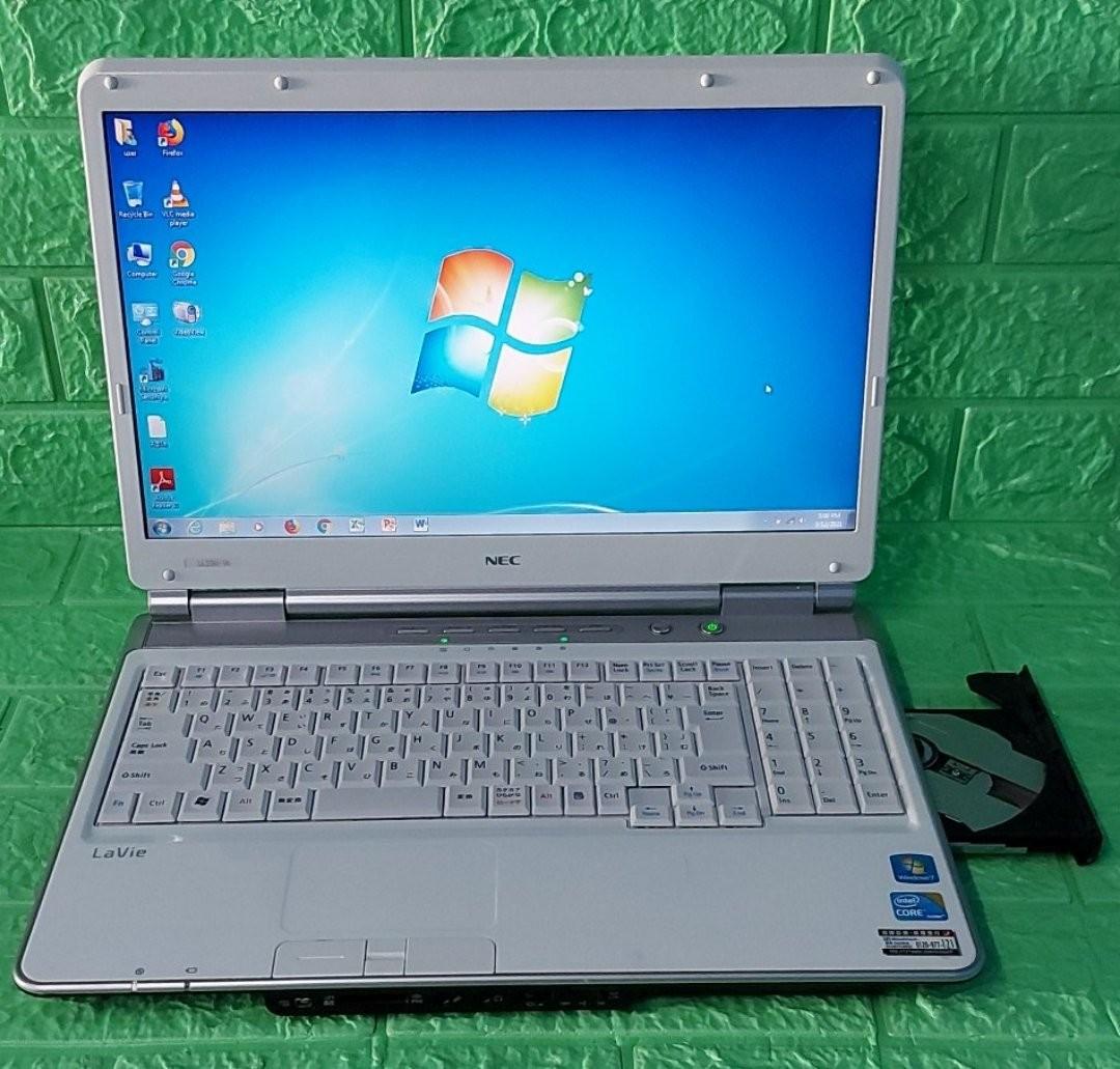 NEC ノートPC LL550/W SSD 128 GB intel Corei3 M330 2.13GHz 15.6