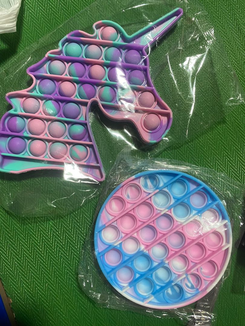 New Ready Stock Pop It Fidget Toy Unicorn Round Tik Tok Hobbies Toys Toys Games On Carousell