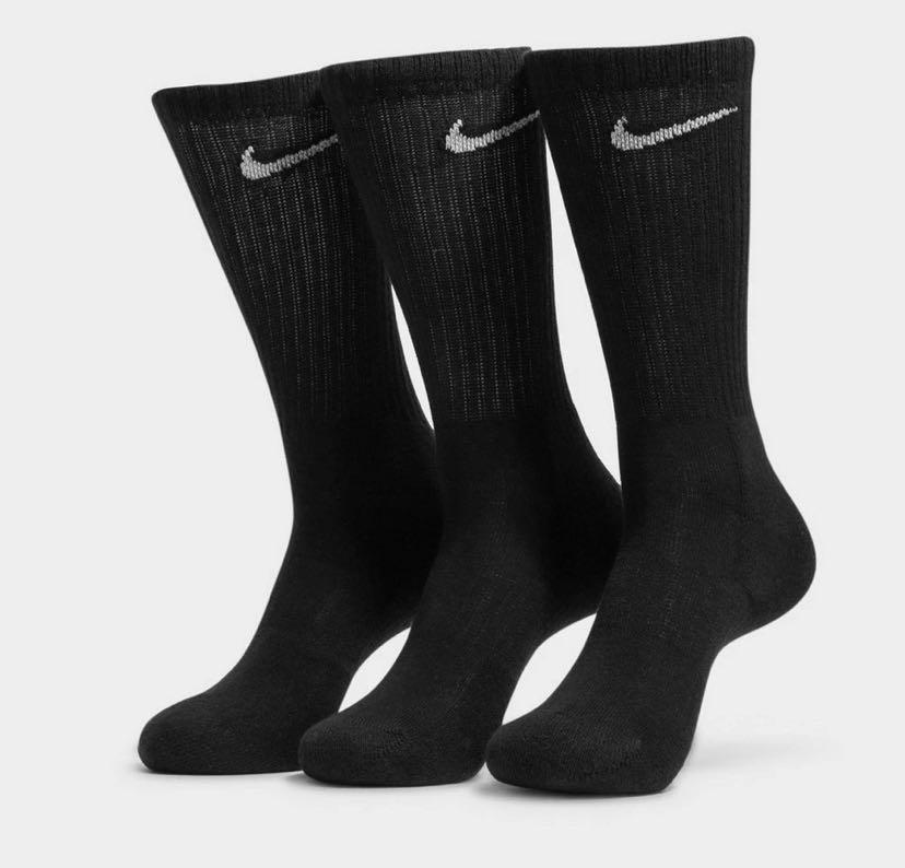 Nike high socks black clearance