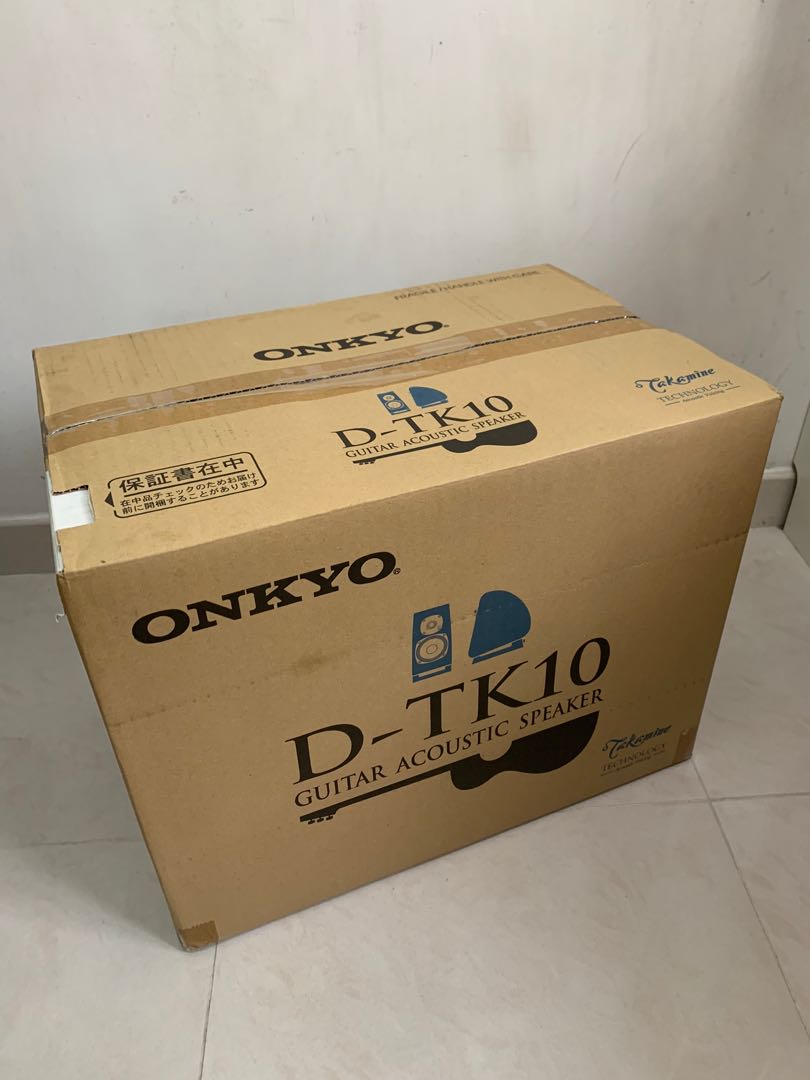 ONKYO D-TK 10 guitar acoustic speakers 結他喇叭, 興趣及遊戲, 音樂