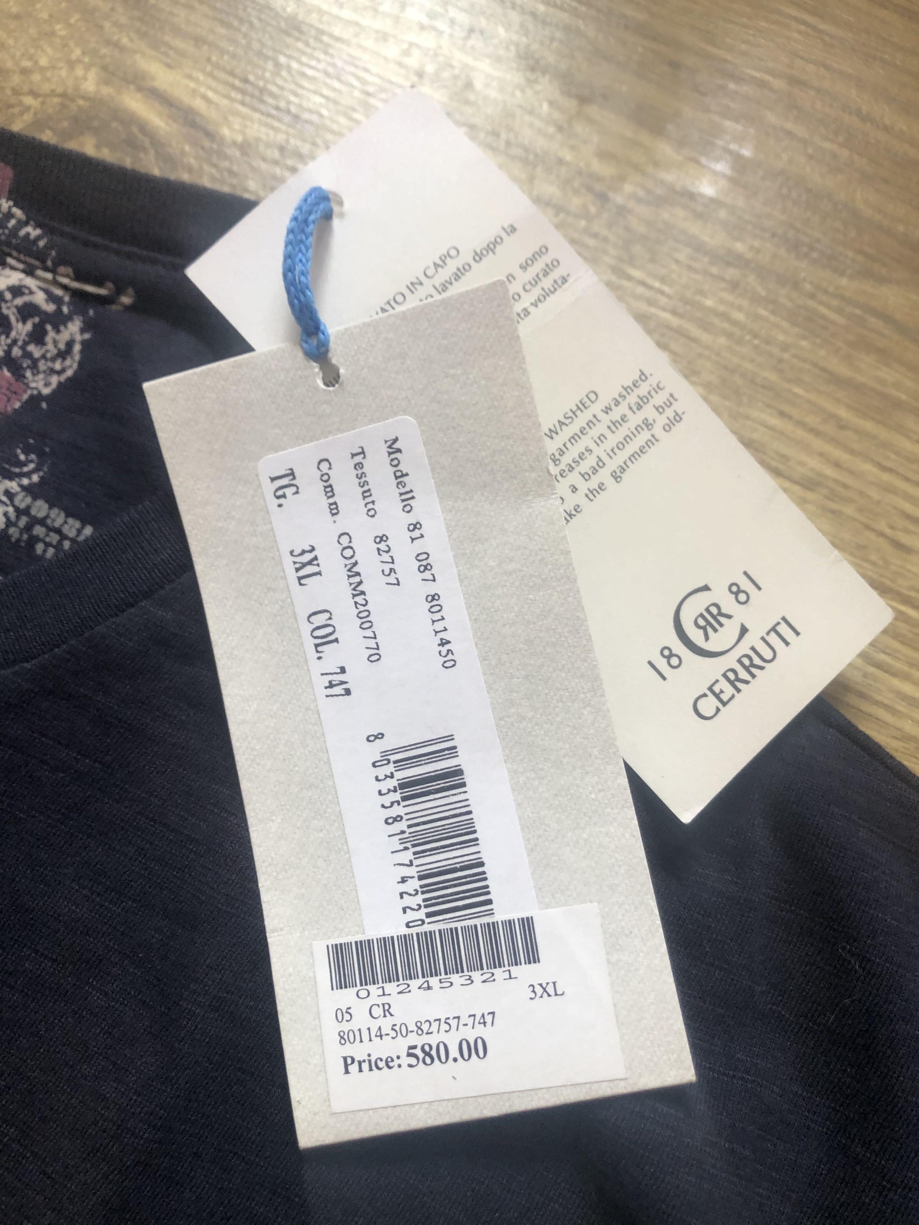 Original Cerruti black shirt (Category: Tshirts & Polo Shirts ) located in Paranaque City. Submitted by luxureich (Listing ID 1087211415, Image 3). Description: Never worn Original price Aed 580 bought from Dubai Equivalent to P7,000.