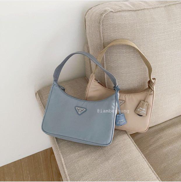 Prada Re edition 2000 light blue, Women's Fashion, Bags & Wallets, Purses &  Pouches on Carousell