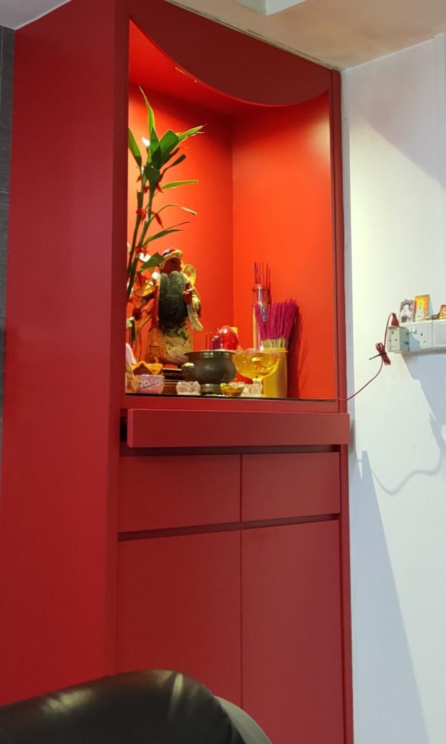 Custom made altar cabinet deals