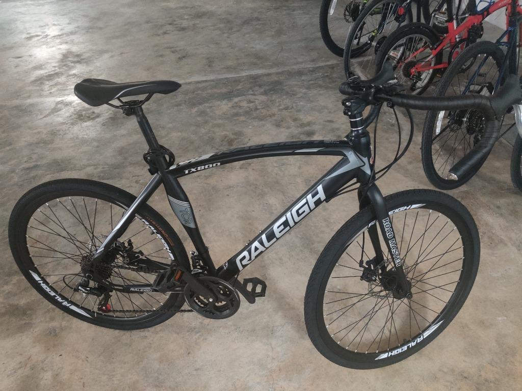 raleigh hybrid bike tx800