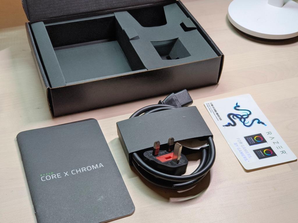 Razer Core X Chroma — Thunderbolt 3 — (without gpu), Computers & Tech ...