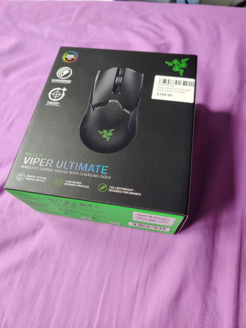 Razer Viper Ultimate With Charging Dock New Batch Pm40 Used For 3 Months Mobile Phones Gadgets Mobile Gadget Accessories Other Mobile Gadget Accessories On Carousell