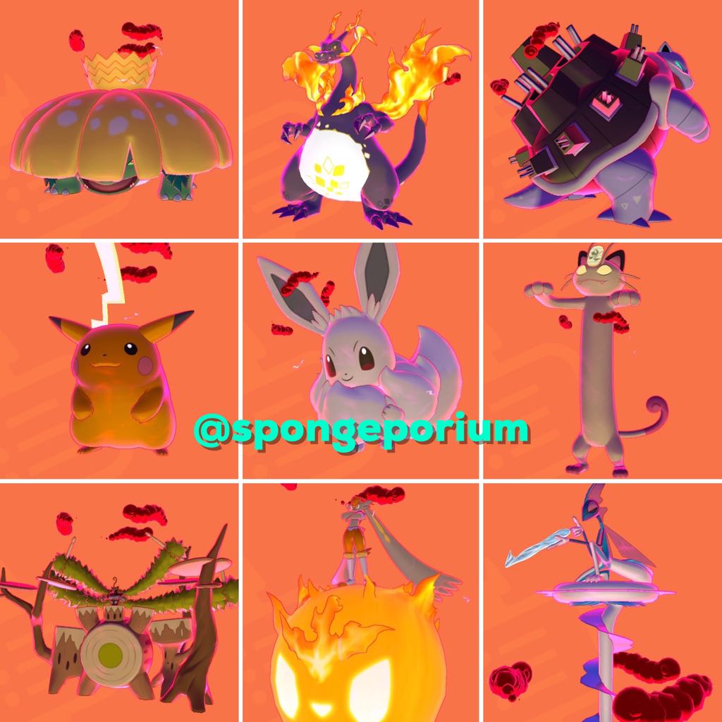 Shiny Gigantamax Gmax Pokemon Pokemon Sword Shield Video Gaming Gaming Accessories Game Gift Cards Accounts On Carousell