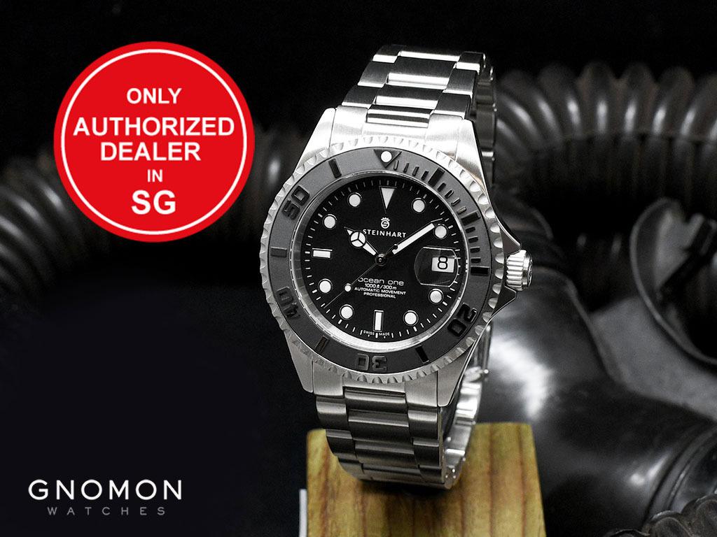 Steinhart Ocean 1 Black Ceramic for Gnomon, Luxury, Watches on Carousell