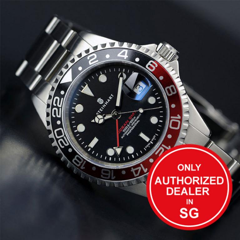 Steinhart gmt deals black red