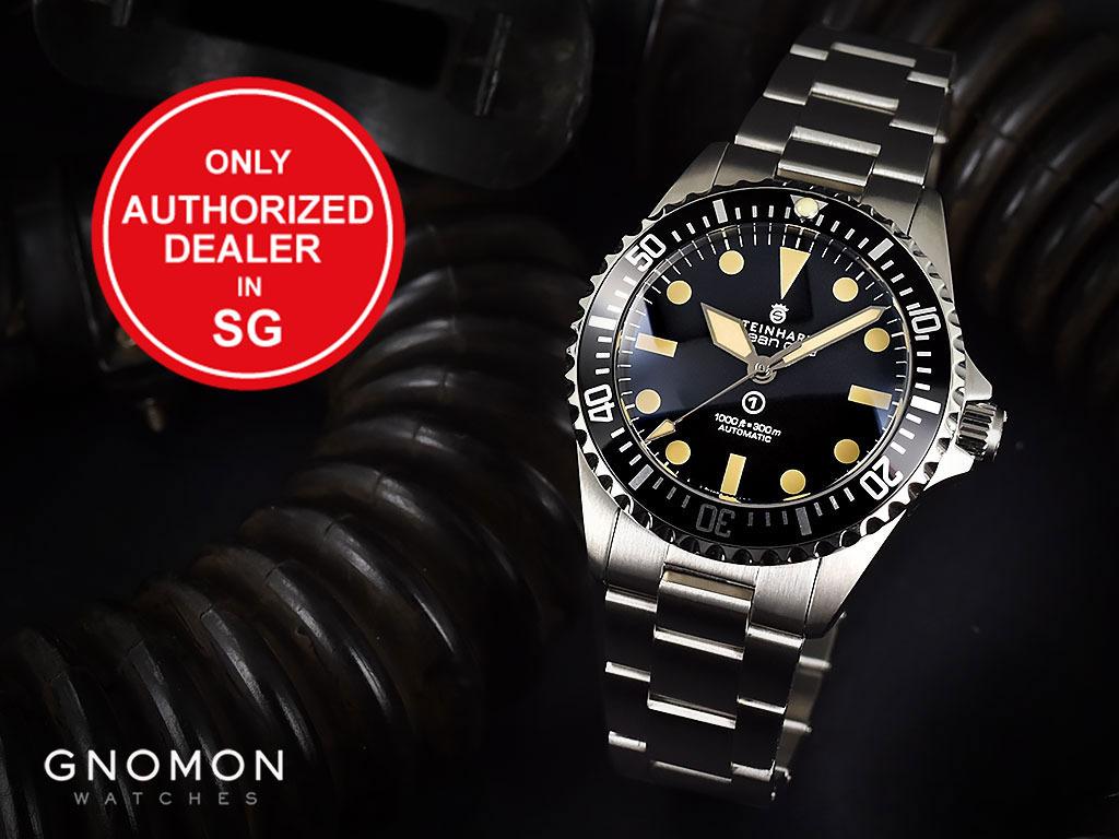 Steinhart Ocean Vintage Military 39 - Gnomon Exclusive, Luxury, Watches on  Carousell