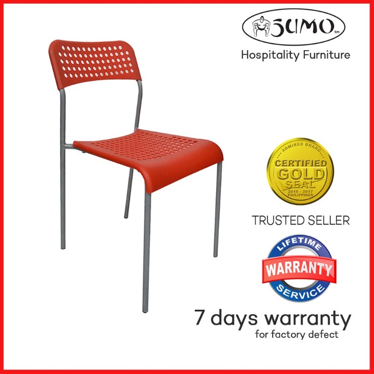 Sumo SC2P RED Stacking Chair, Plastic Chair, Kitchen & Dining