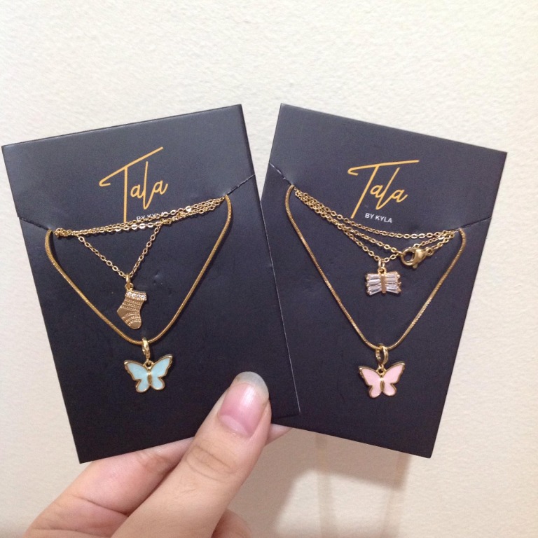 Tala 2024 butterfly necklace