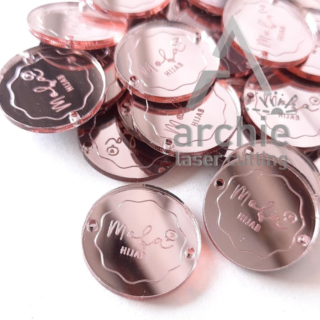 Termurah Label Akrilik Rebranding Hijab Baju Gamis Label Baju Acrylic Tag Akrilik Olshop Fashion Olshop Wanita Di Carousell