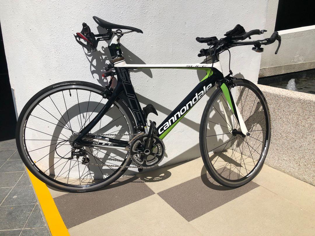 Triathlon Bike Cannondale Slice 5 105 Full carbon size 54cm