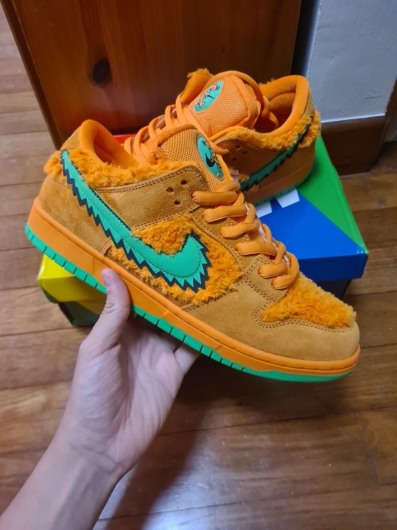 US10 Nike SB Grateful Deads 'Orange bear', Men's Fashion, Footwear,  Sneakers on Carousell