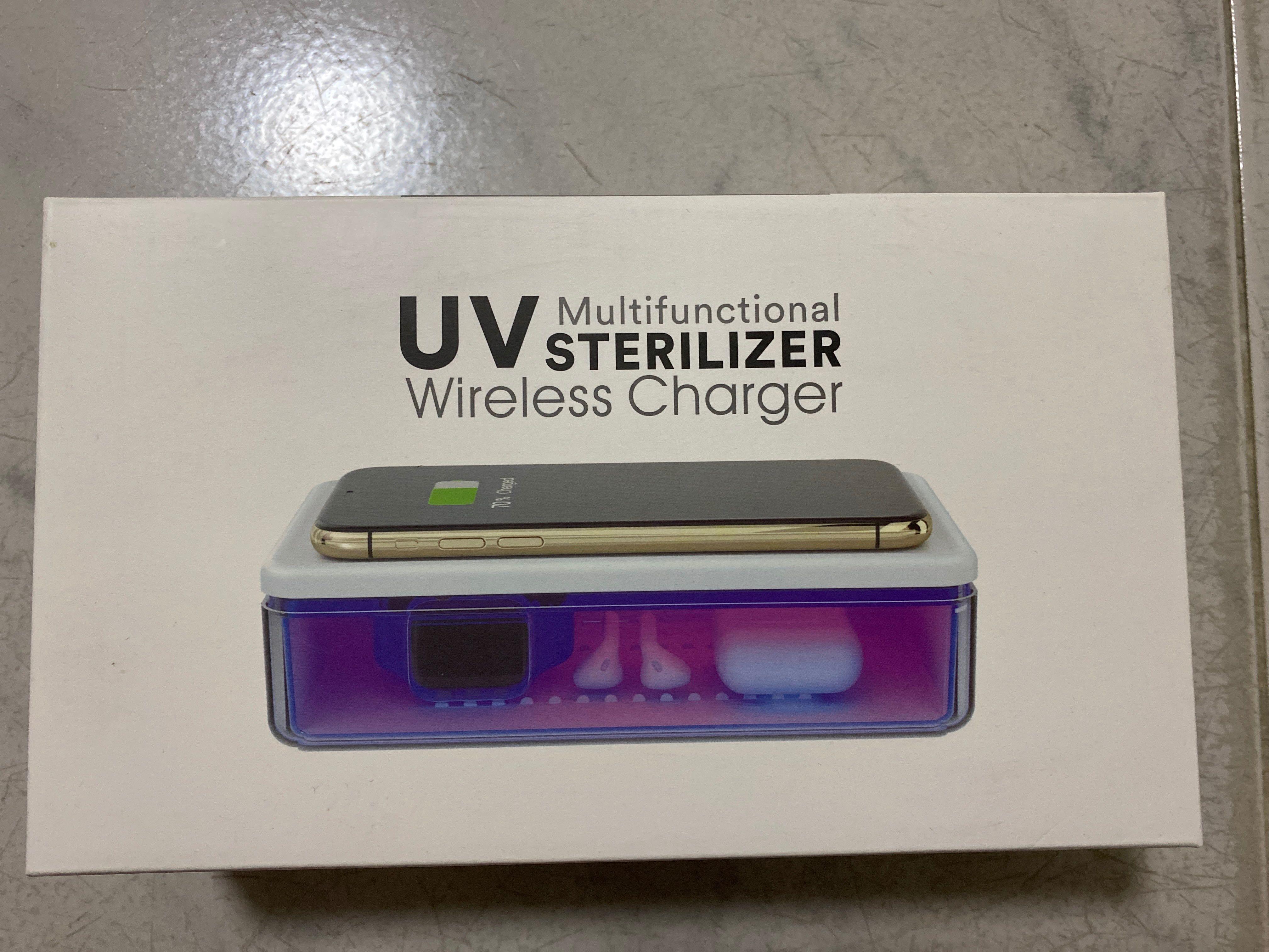 UV multifunctional sterilizer wireless charger