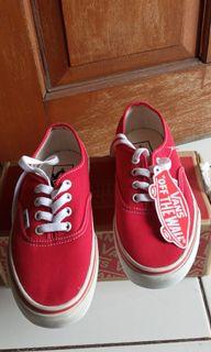 Vans Authentic Red Japan Market