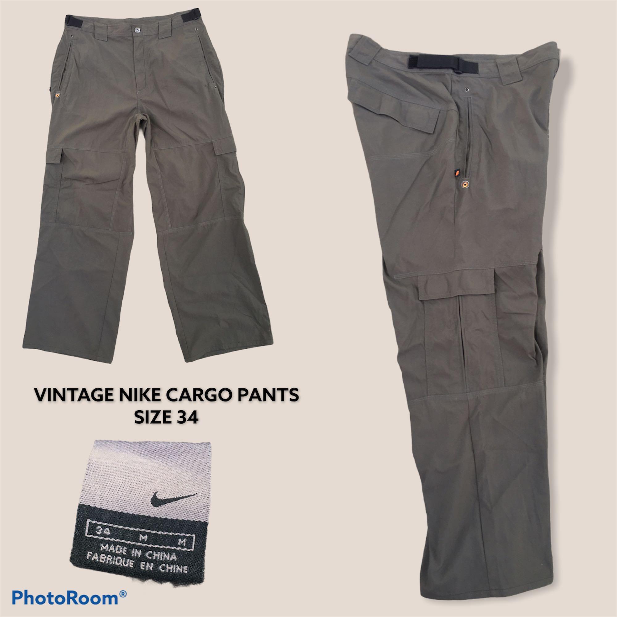VINTAGE NIKE CARGO PANTS, Men's Fashion 