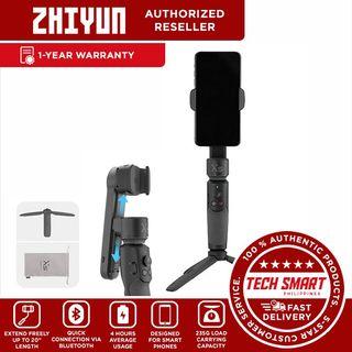 ZHIYUN Smooth XS Gimbal [Slide Design, Tripod & Case] 10" Selfie Stick with Smart Tracking, Bluetooth Support, Compact and Portable, or iPhone 12/11/XS/X, Samsung Android Smartphones