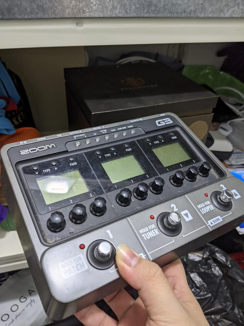 Zoom G3 Guitar Effects and Amp Simulator, Hobbies & Toys, Music & Media