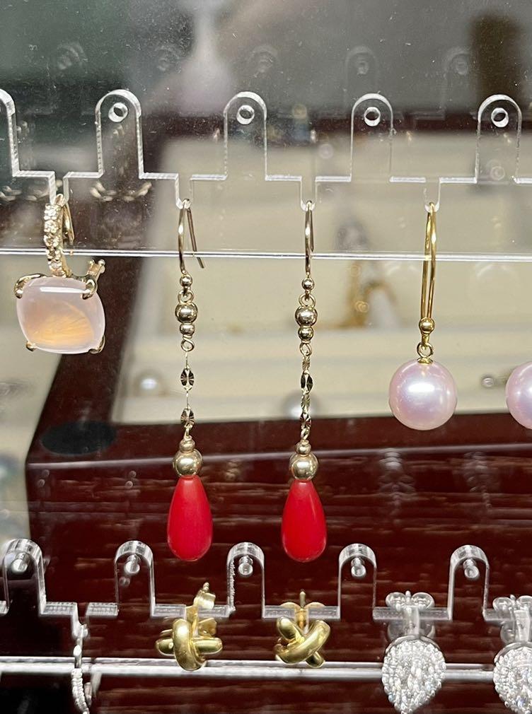 Red and hotsell yellow earrings
