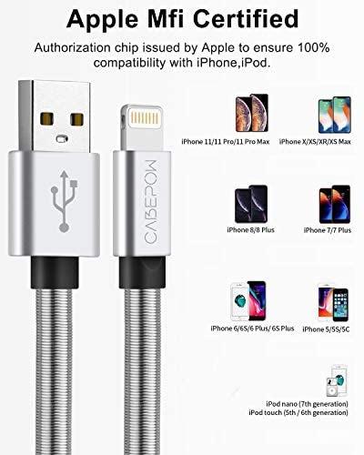  Apple MFi Certified 2pack iPhone Charger 6ft,Lightning Cable  Long 6 Foot Cord, Fast Charging Cables for 12/11/11Pro/11Max/ X/XS/XR/XS  Max/8/7/6/5S/SE/iPad Mini Air (Blue) : Electronics