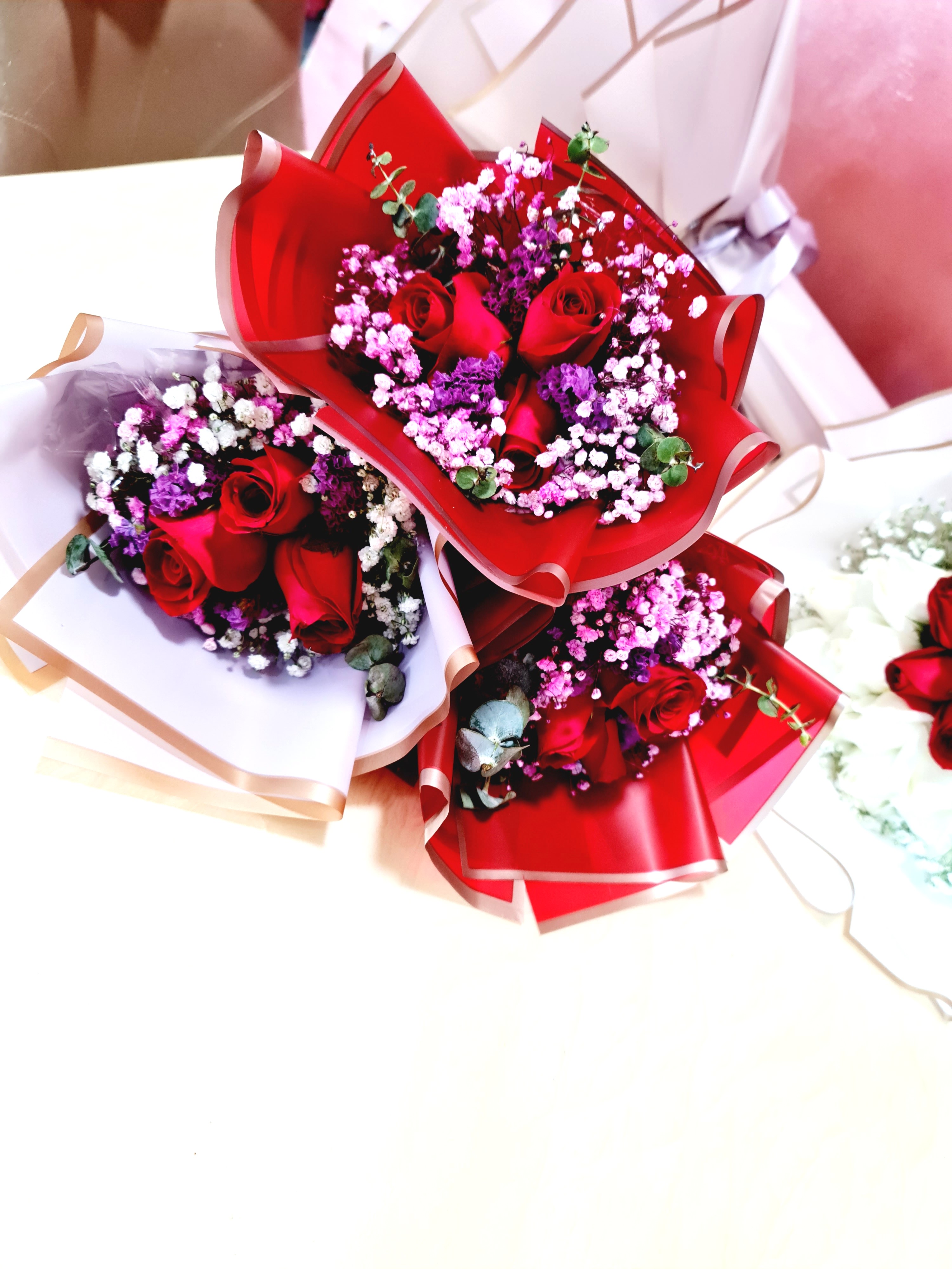3 Fresh Roses 3 fresh roses bouquet best seller!|Roses fresh flower bouquet - gift ...