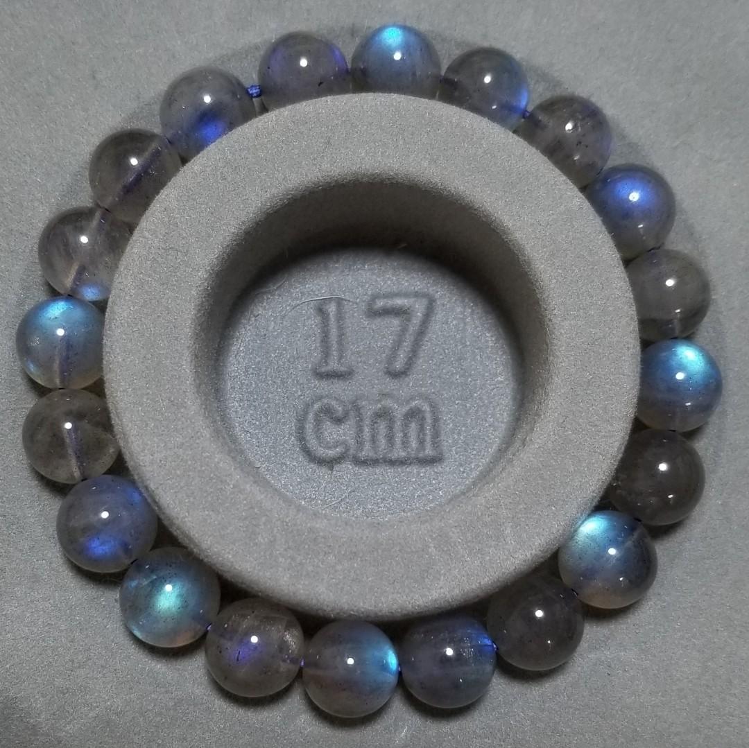 灰月亮拉長石水晶手串 手作 自家設計 手作產品 飾物 Carousell