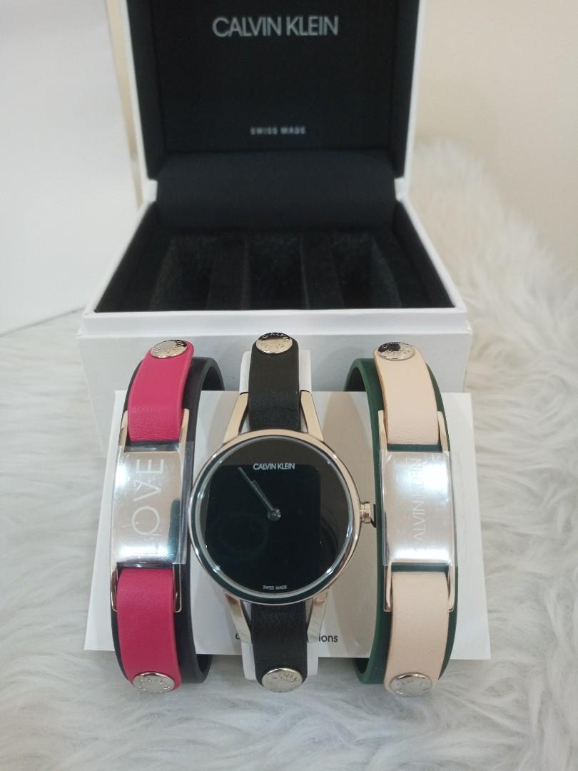 Calvin klein watch and bracelet set deals