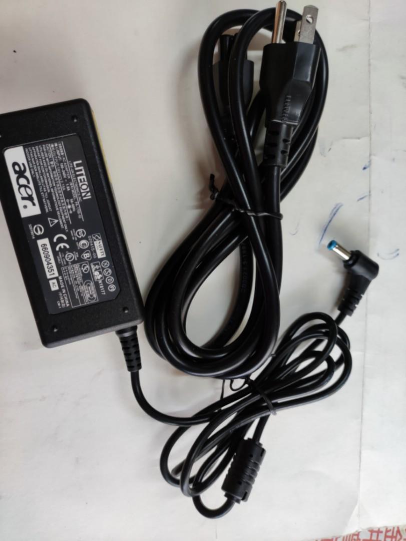 Acer Laptop Charger (Category: Chargers) located in Caloocan City. Submitted by dianethriftstore (Listing ID 1087428750, Image 2). Description: 1.Acer Aspire One 19v 2.15a/1.58A for d250, d255e, d260, d270,d271, d257, 722, zg8 Brand: Applicable For Acer Input: AC100V-240V Universal Output: 19V2.15A/1.58A Power: 40W Interface: 5.5*1.7.