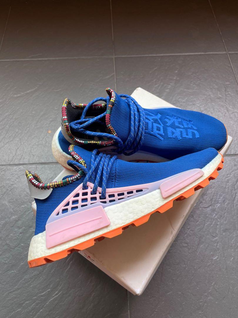 ADIDAS NMD HUMAN RACE POWER BLUE Men s Fashion Footwear Sneakers on Carousell