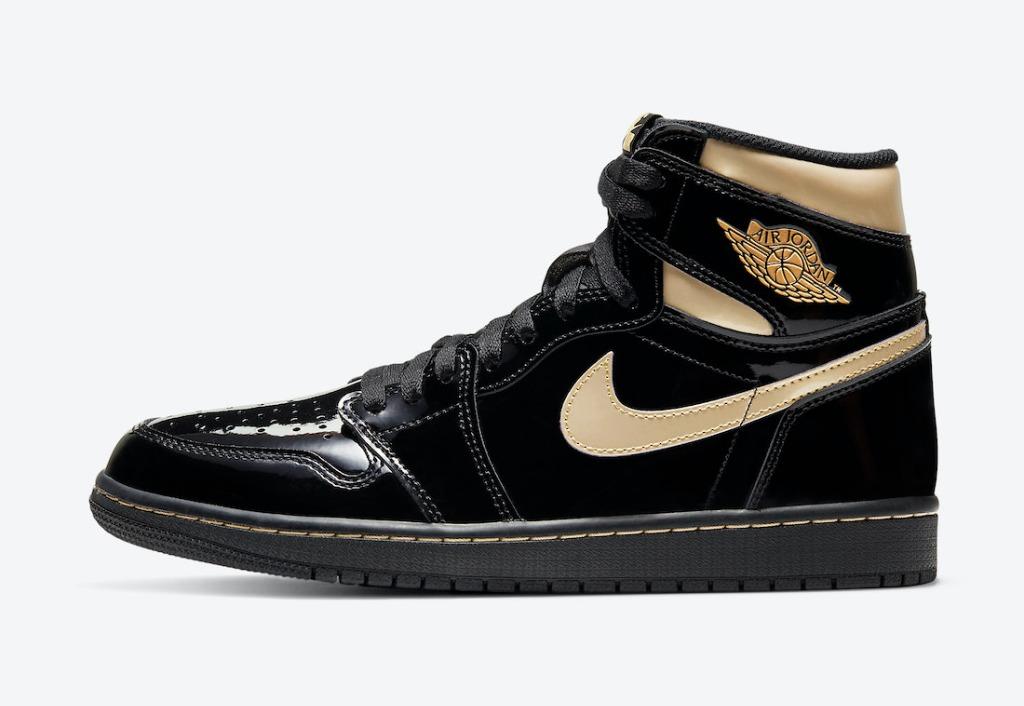 Air jordan 1 mid se black metallic discount gold white