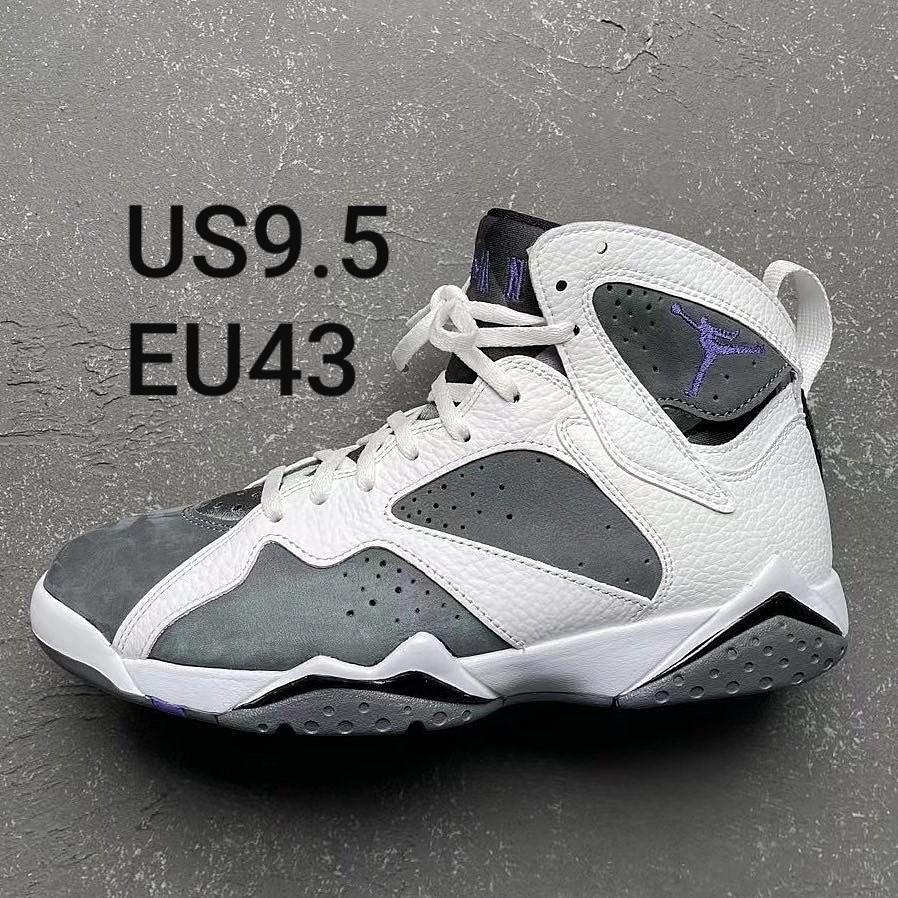 US9.5 Air Jordan 7 Flint high grey white sneakers shoes basketball