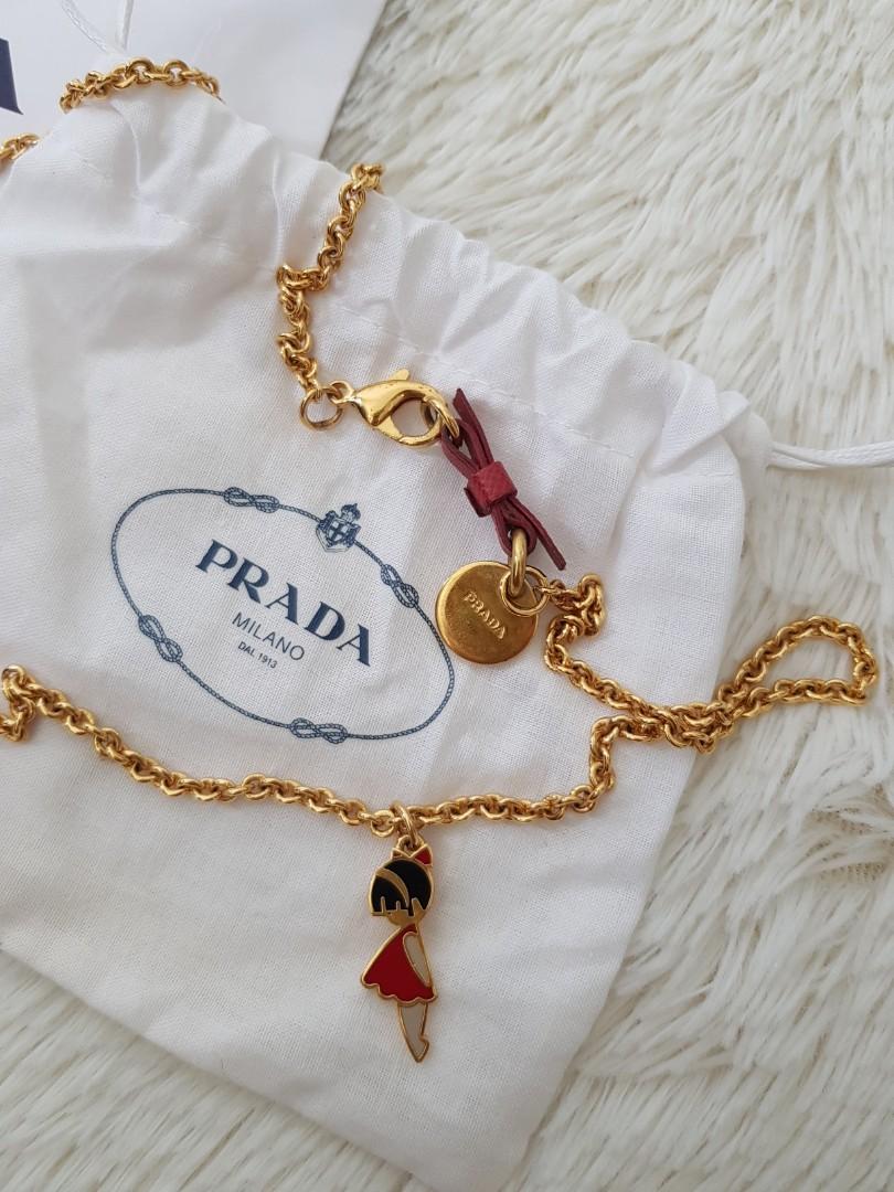 Prada 2025 leather necklace