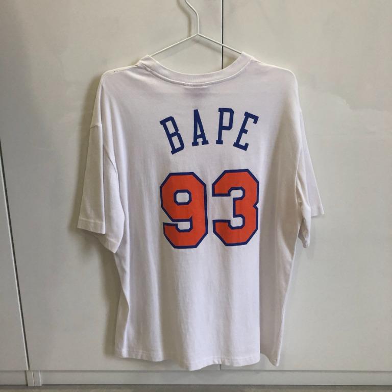 Bape x Mitchell & Ness Knicks Tee White