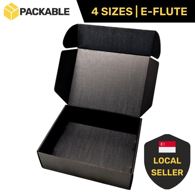 / Literature Mailer/Shipping Boxes/Great Gift Box SAI Premium Black Corrugated Box Mailer 8x8x6 Inches 10-Pack 8X8X6 