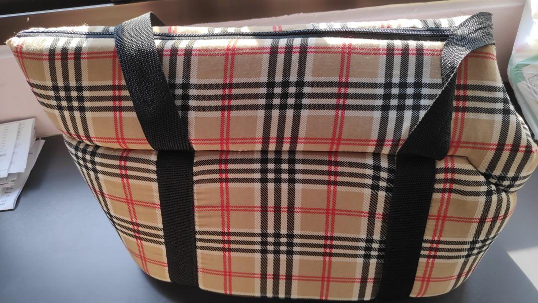 Burberry Pet carrier bag, Pet Supplies, Homes & Other Pet Accessories on  Carousell
