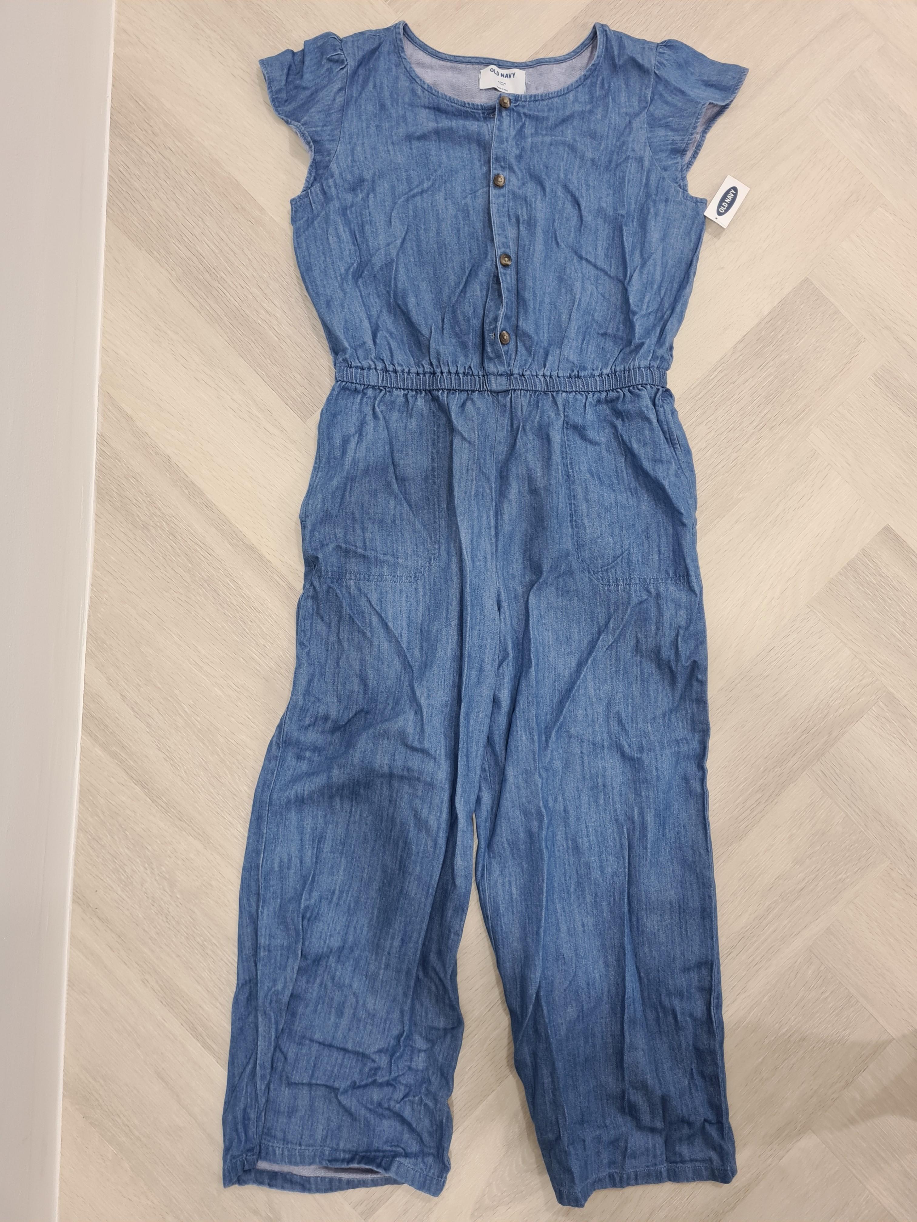 Chambray jumpsuit old best sale navy