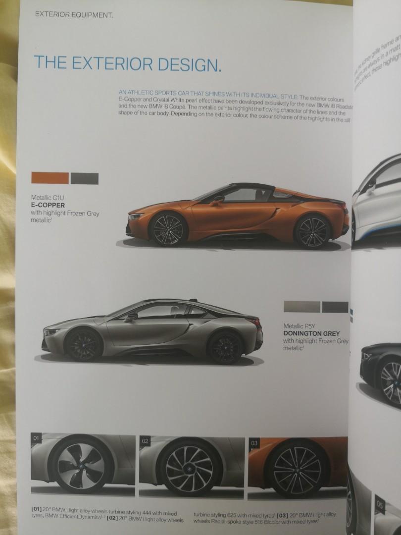 (CHEAP!!!!) BMW i8 CAR BROCHURE CATALOG GERMANY PML, Car Accessories