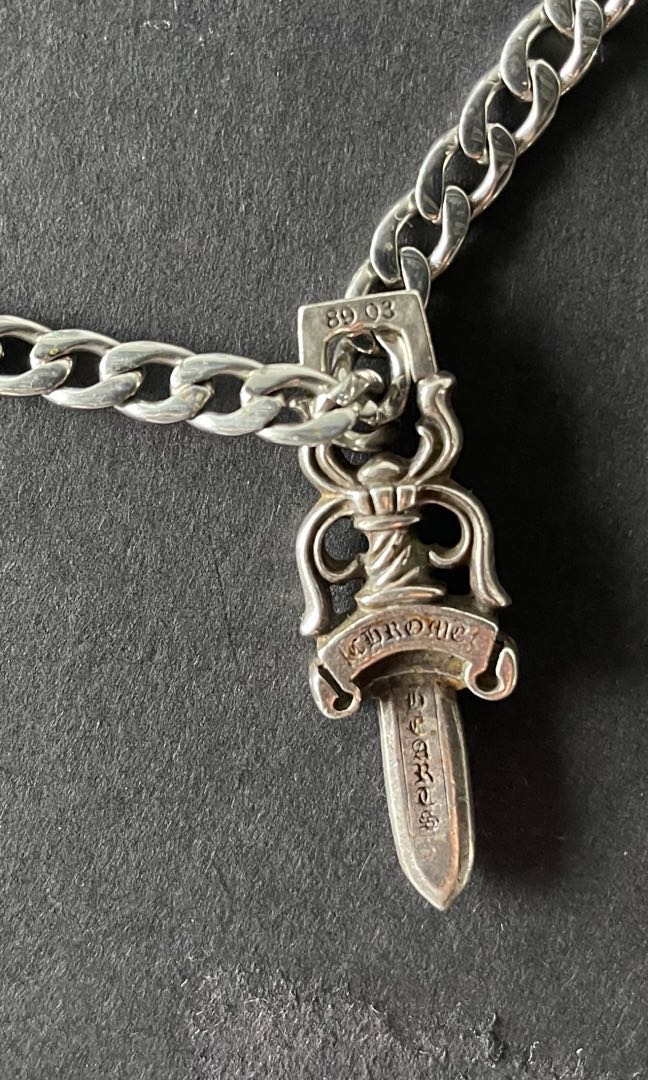 Chrome hearts letter pendant on sale