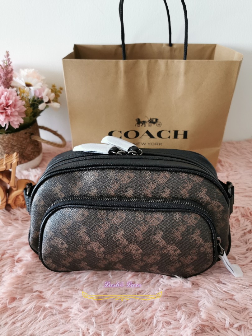 Coach Hitch Belt Bag with Horse and Carriage prints Men s Fashion Bags Sling Bags on Carousell