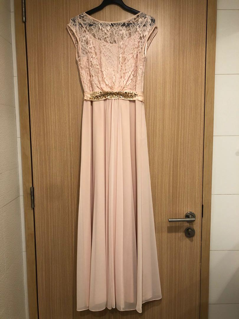 coast pale pink dress