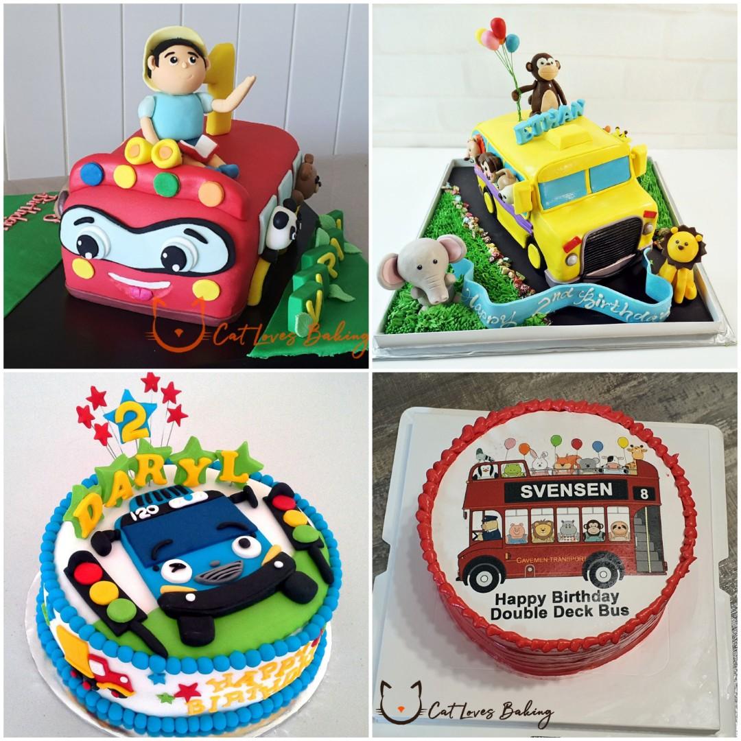 Customised 3d Cake Baby Bus Food Drinks Homemade Bakes On Carousell