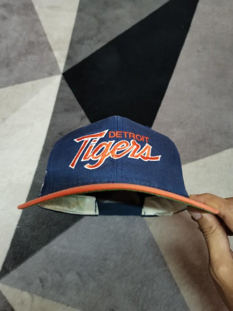 Sports Specialties Detroit Tigers Trucker Snapback Hat Mesh Cap MLB 1990s  Vtg