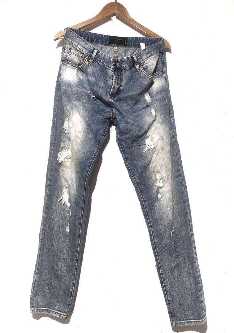 Dolce gabbana distressed jeans 2025