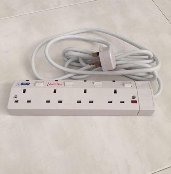 Extension Cord Singapore Safety Mark , TV & Home Appliances, Electrical